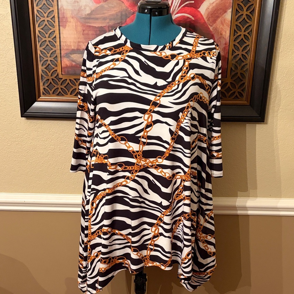 Zadie and bubble tunic w/pockets.